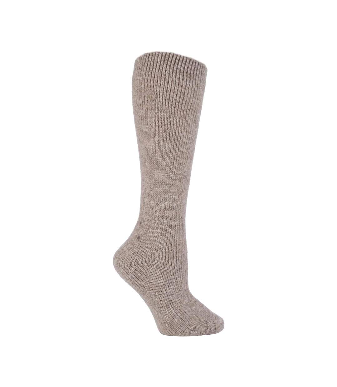 Chaussettes Femme Thermiques Laine Hautes Longues-1