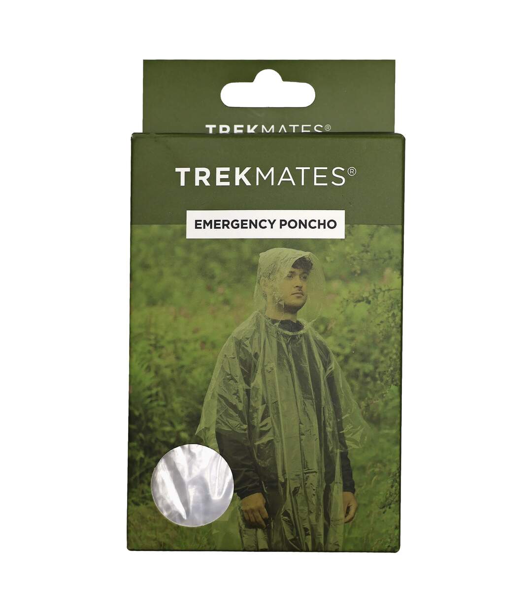Emergency Poncho Lightweight Packable Waterproof Hiking Travel Outdoor Size (One Size)-2