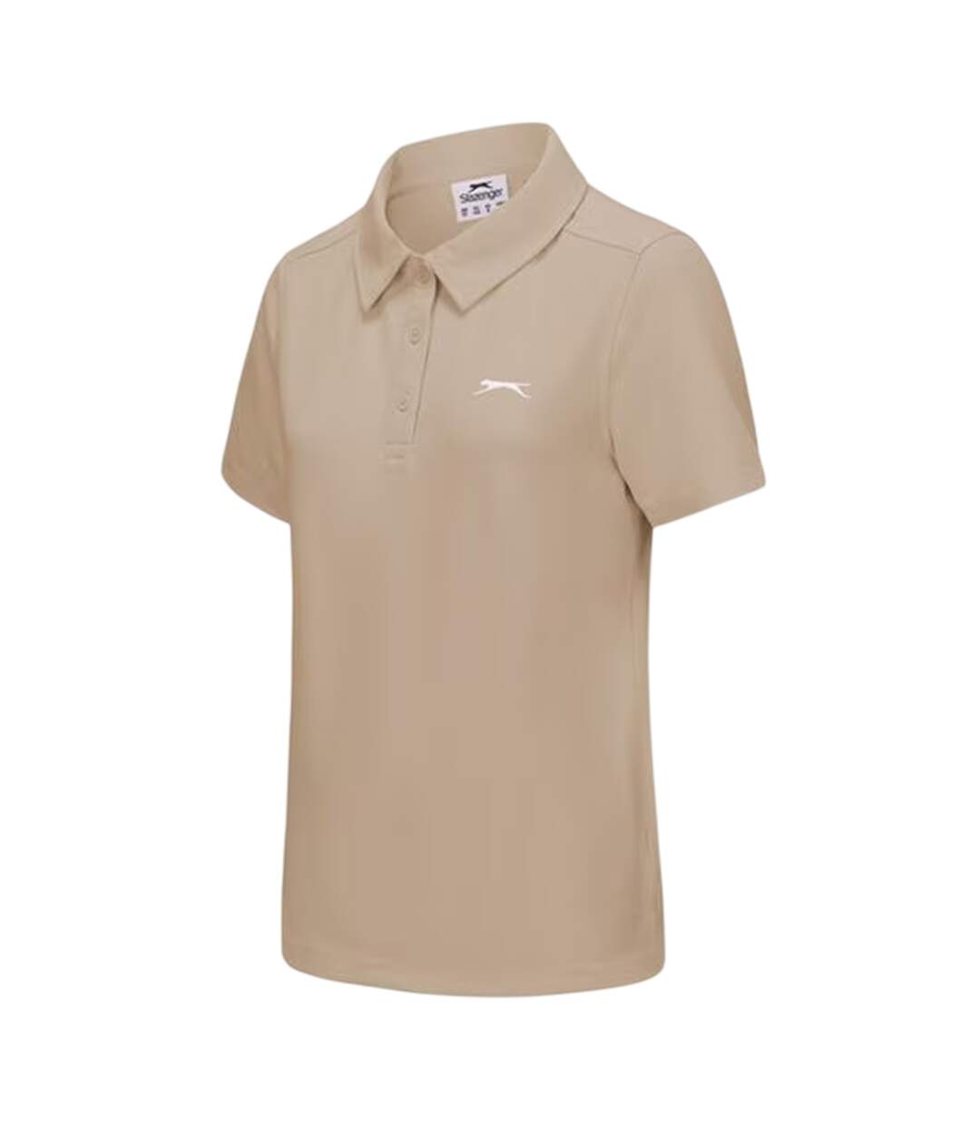 Polo Motif/style Logo Femme Beige Slazenger-3