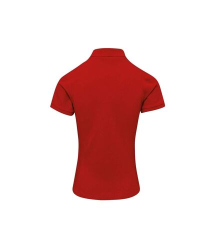 Premier Womens/Ladies Coolchecker Plus Polo Shirt (Red) - UTPC6467