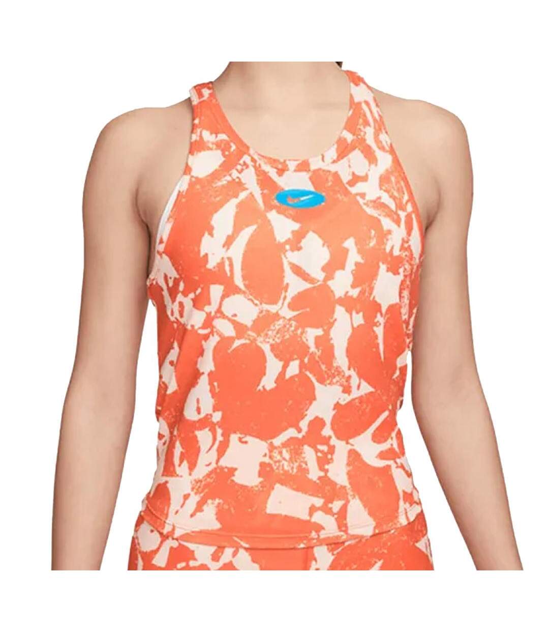 Débardeur Orange Femme Nike Luxe - L