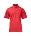 Mens Pique Polo Shirt Red Projob-1