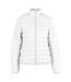Womens/ladies Lightweight Puffer Jacket White New Morning Studios-1