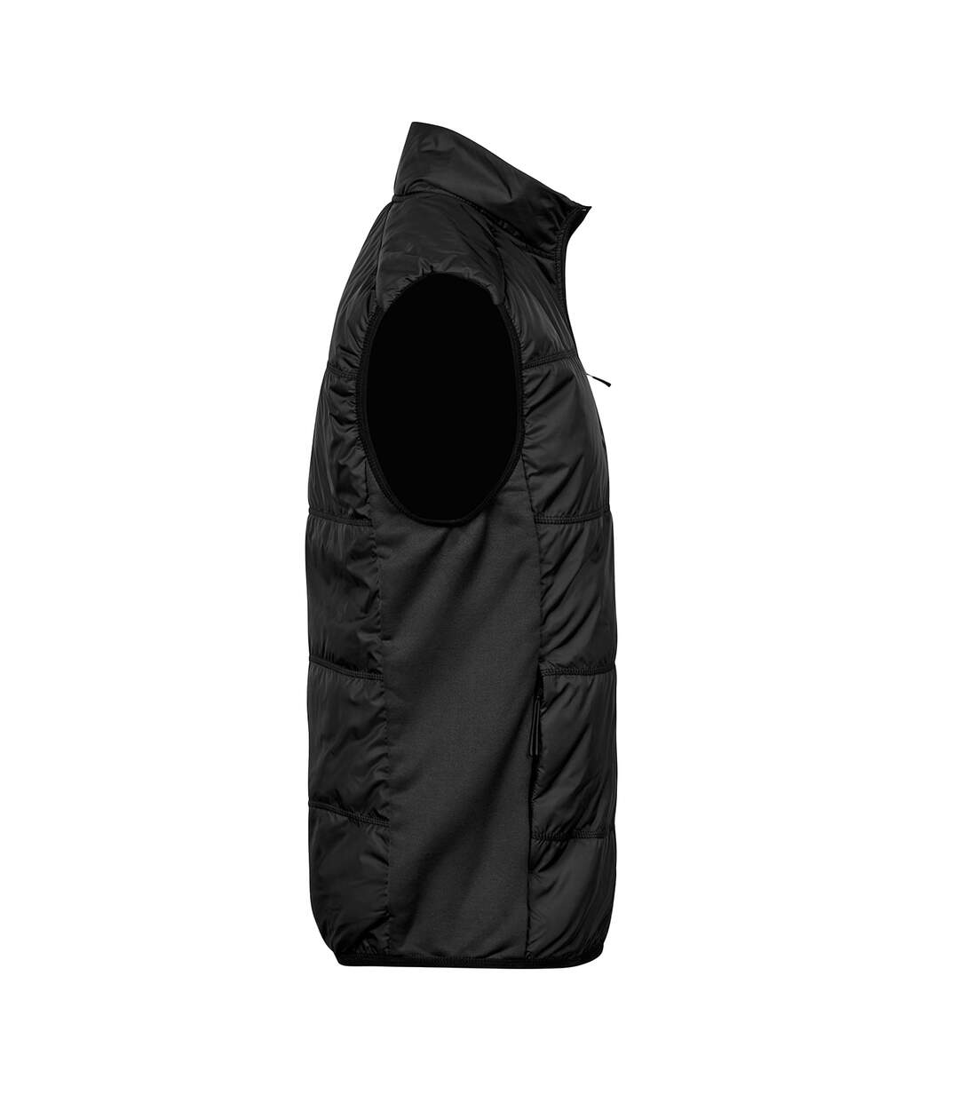 Mens Stretch Hybrid Gilet Black Tee Jays-3