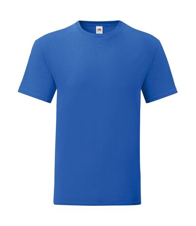 T-shirt iconic homme bleu roi Fruit of the Loom