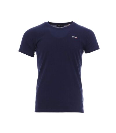 T-shirt brodé marine homme Schott NYC - M