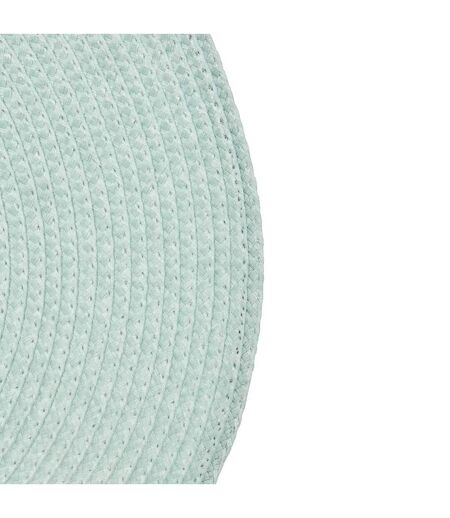 Set de Table Rond Tressé 38cm Vert Céladon