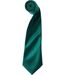 Cravate satin unie - PR750 - vert bouteille