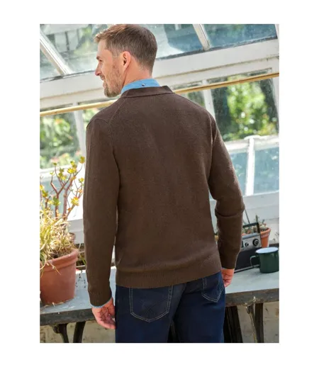 Cardigan Homme Marron WoolOvers