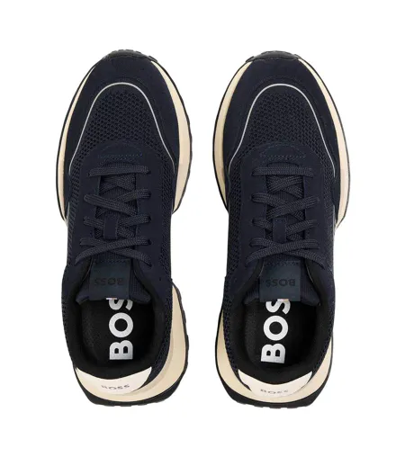 Baskets Jonah Homme Bleu Foncé Boss
