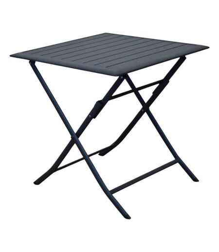 Table pliante en aluminium Lorita 70cm Graphite
