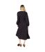 Robe mi-longue femme noir Dorothy Perkins