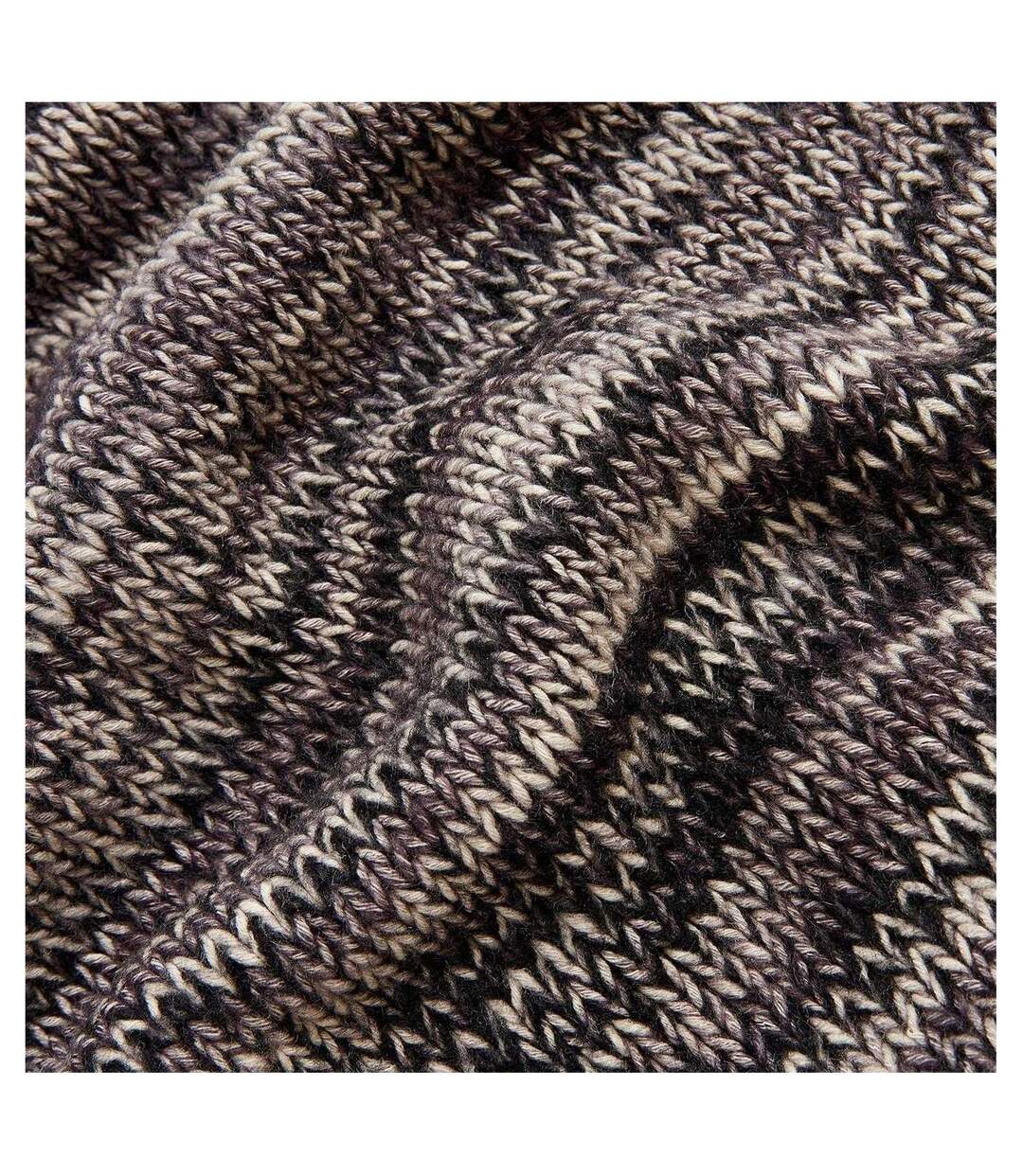 Mens Marl Knitted Scarf One Size Grey Ted Baker-3