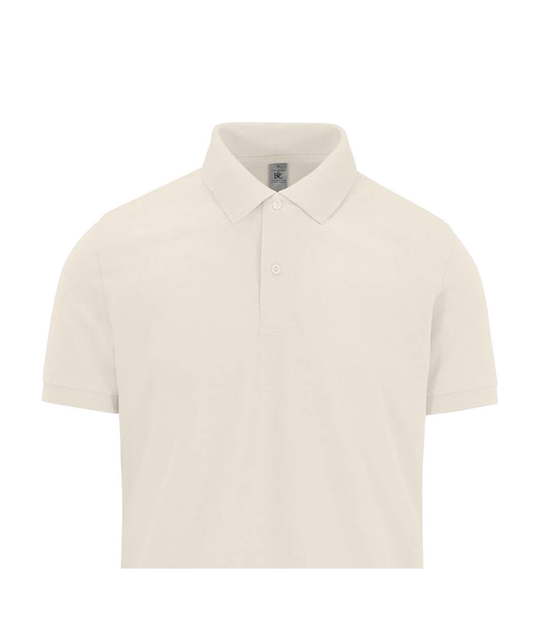 Mens My Polo Shirt Off White B&C-2