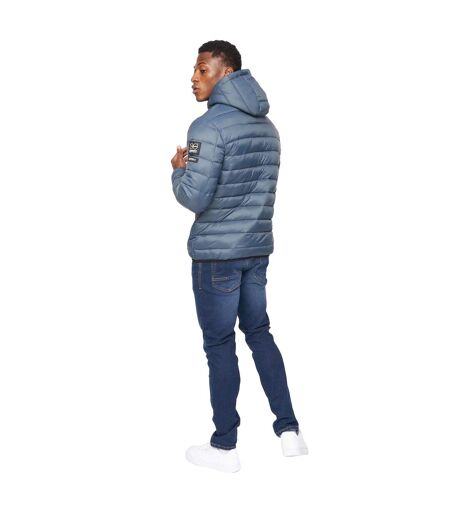 Mens gattering jacket denim blue Crosshatch