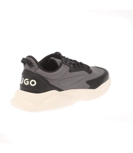 Mens Leon Running Trainers Charcoal Hugo