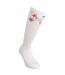 Unisex Adult Floral Arrow Long Socks Sand Off White-1