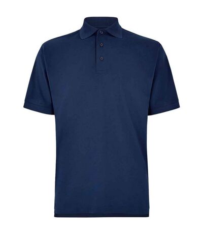 Mens klassic piqué polo shirt light navy Kustom Kit