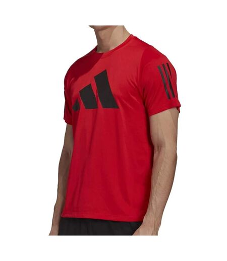 T-shirt Rouge Homme Adidas 307