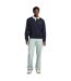 Mens Regular Long-sleeved Rugby Shirt Ocean Blue Guess-4