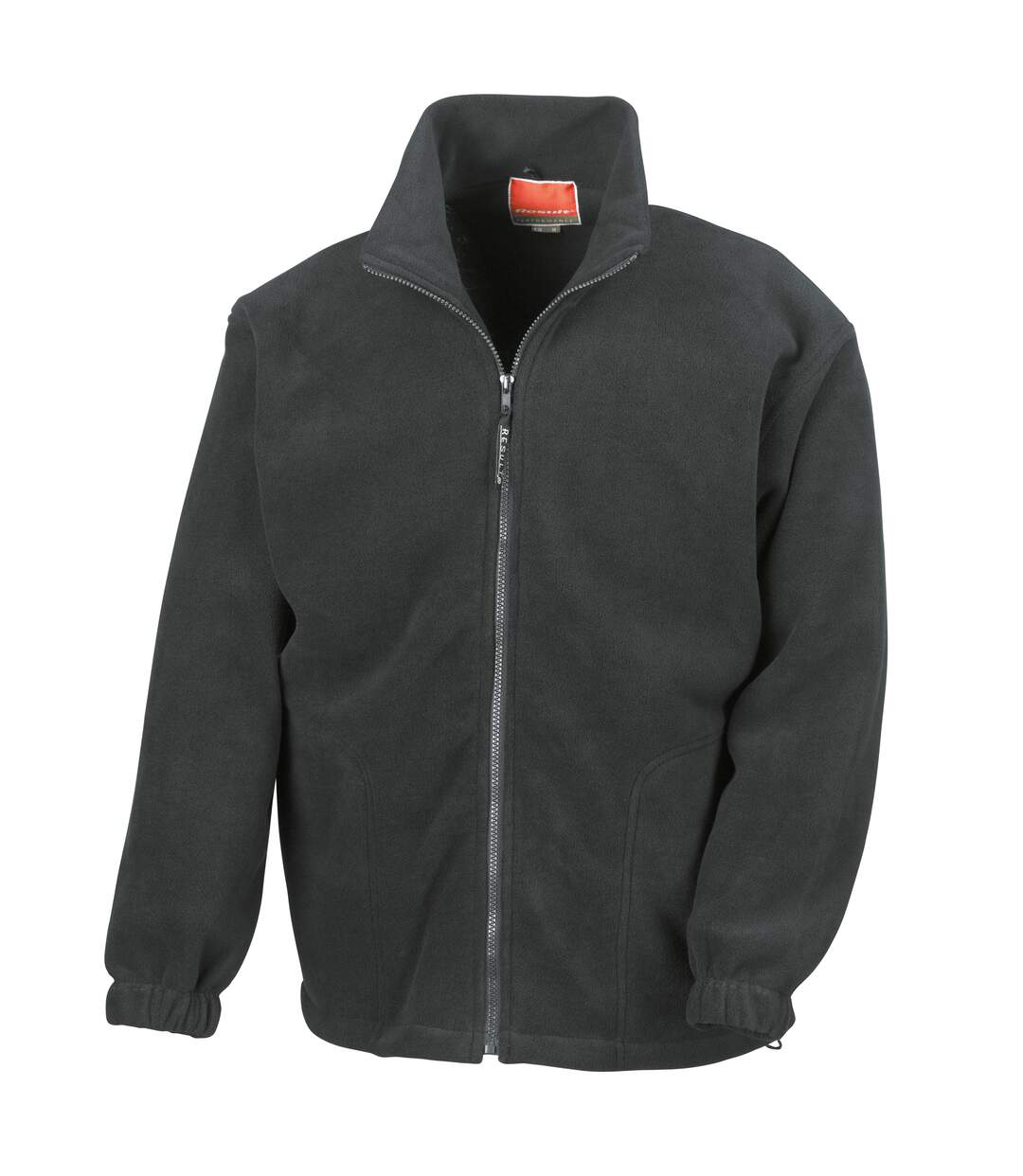 Result Mens Full Zip Active Fleece Anti Pilling Jacket (Black)