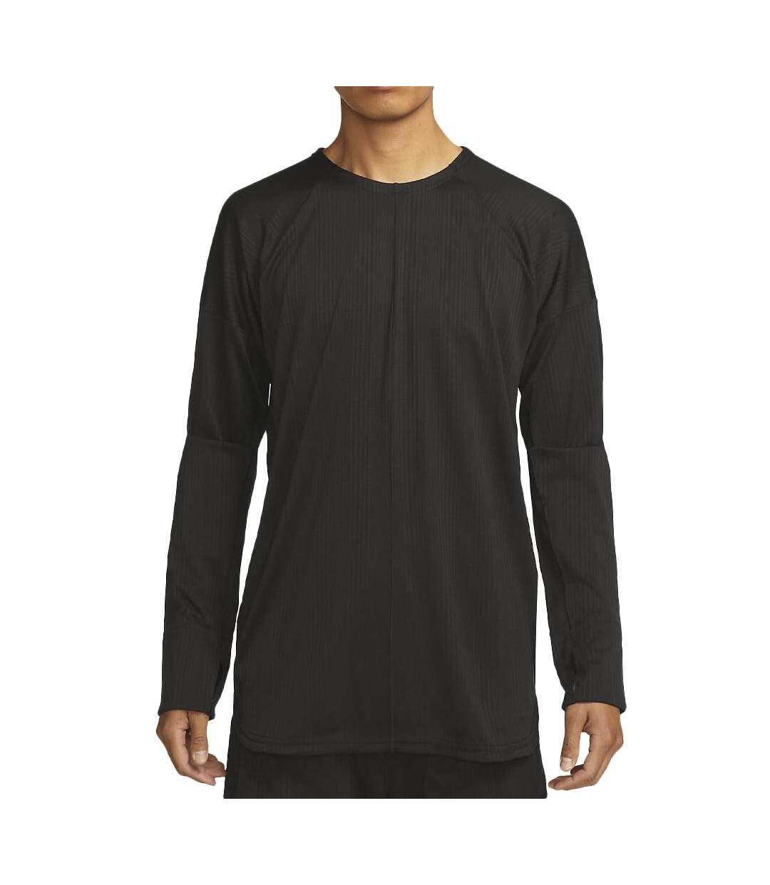 Sweat noir homme nike dri-fit crew top - l-1