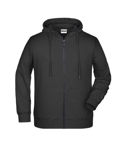 Veste À Capuche Homme Noir James And Nicholson