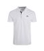 Polo miles homme blanc Weird Fish-1