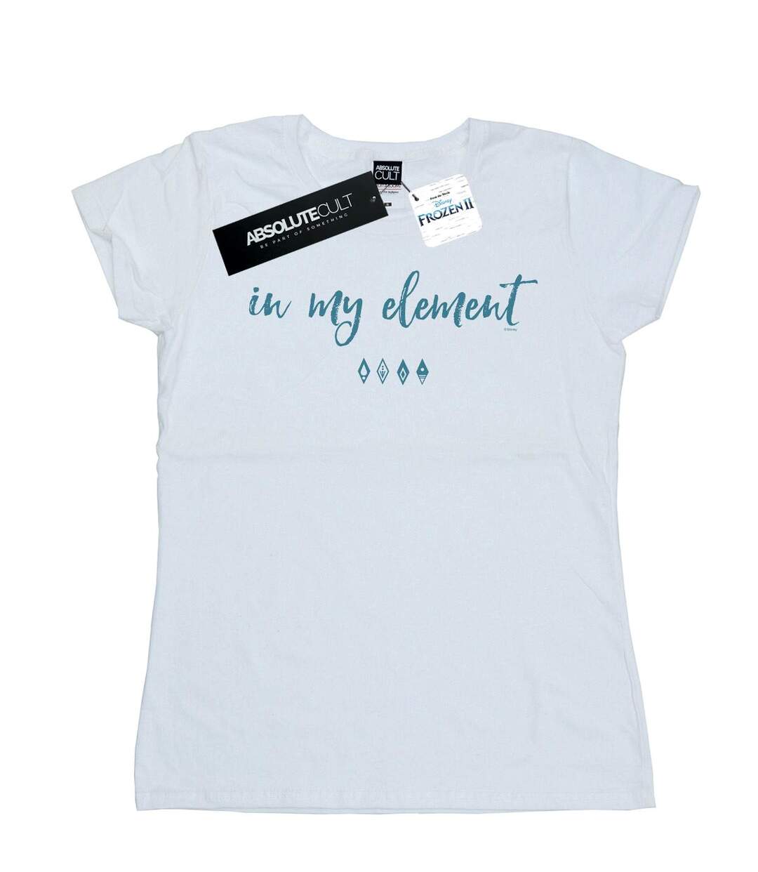 Disney T-shirt en coton Femme/Femme Frozen 2 In My Element (Blanc) - UTBI21784-1