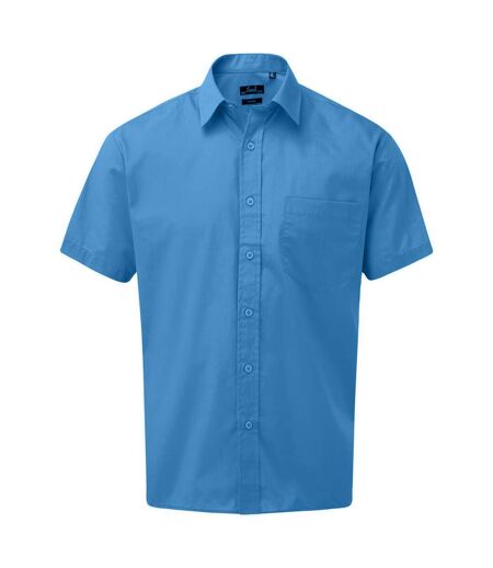 Chemise poplin homme bleu saphir Premier