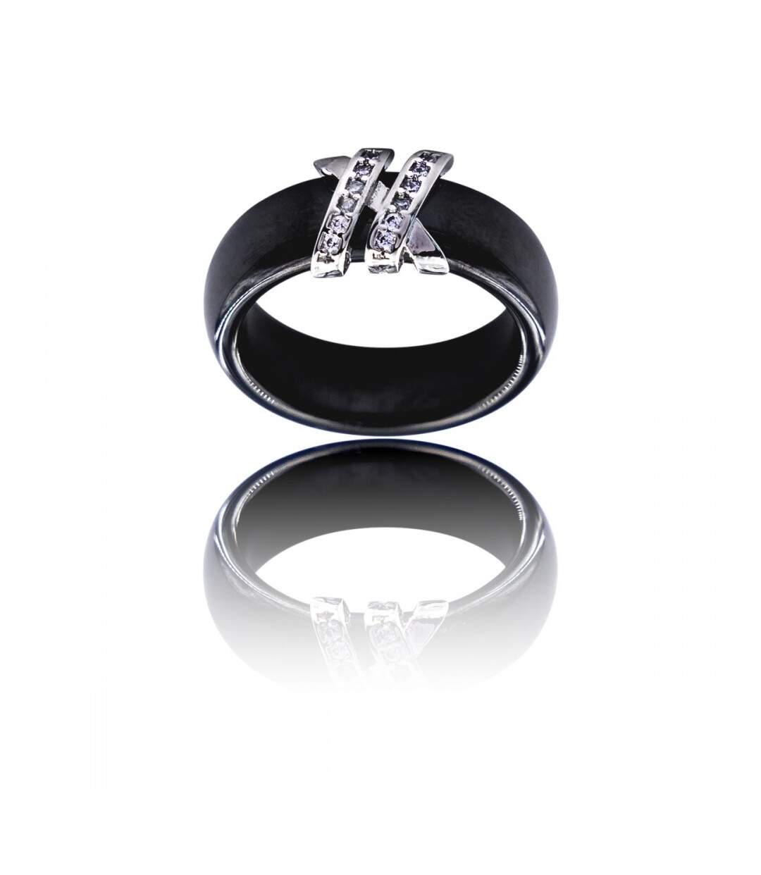 Votre Coffret Bague Femme Céramique Ornée Zirconium-1