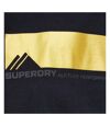 T-shirt Manches Longues Noir/Doré Femme Superdry Mountain