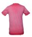Tee-shirt homme rose à  manches courtes avec motif imprimé élégant-2