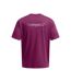 Mens Project Rock Terrycloth T-shirt Purple Under Armour-2