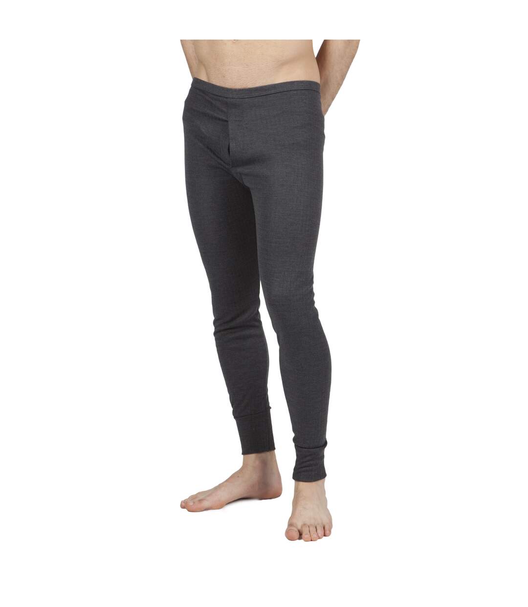 Mens Thermal Underwear Long Johns (British Made) (Charcoal) - UTTHERM1-1