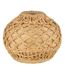 Vase Déco Tressé Bambou 22cm Naturel-1