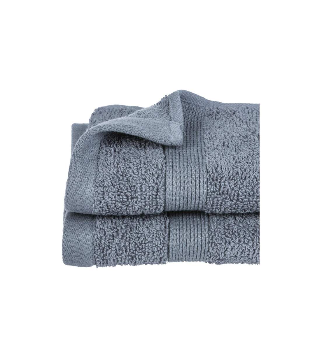Serviette d'Invité Confort 30x50cm Gris Anthracite-2