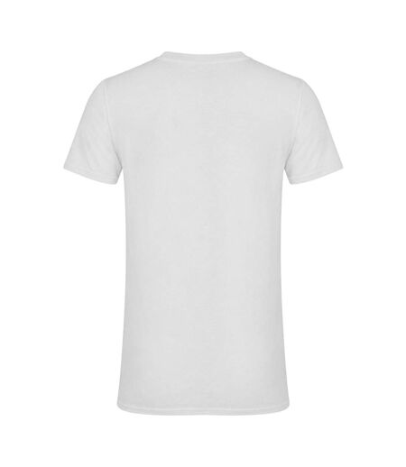 Mens Novelty Cotton T-shirt White AWD
