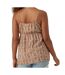 Débardeur blanc/marron femme mamalicious rita-2