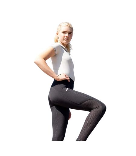 Collant D´équitation Darnick Femme Noir Coldstream