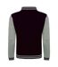 Blouson d´université adulte noir vif / gris chiné Awdis Awdis