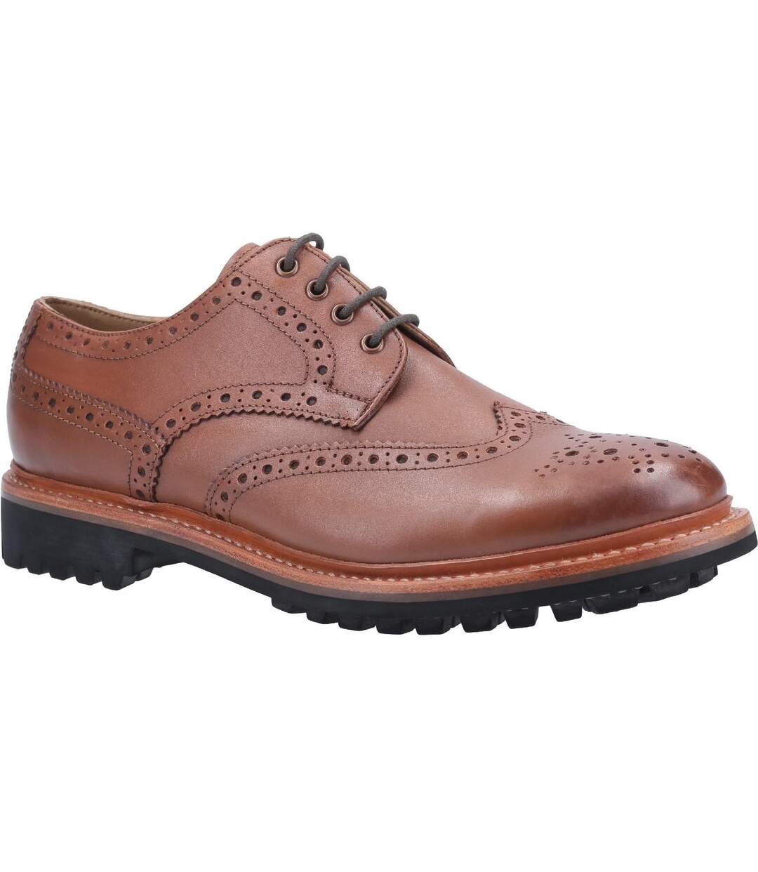 Chaussures quenington commando homme marron Cotswold-1