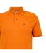 Mens Logo Cotton Polo Shirt Orange C.P. Company-3