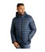 Mens flete lightweight showerproof padded jacket navy Weird Fish