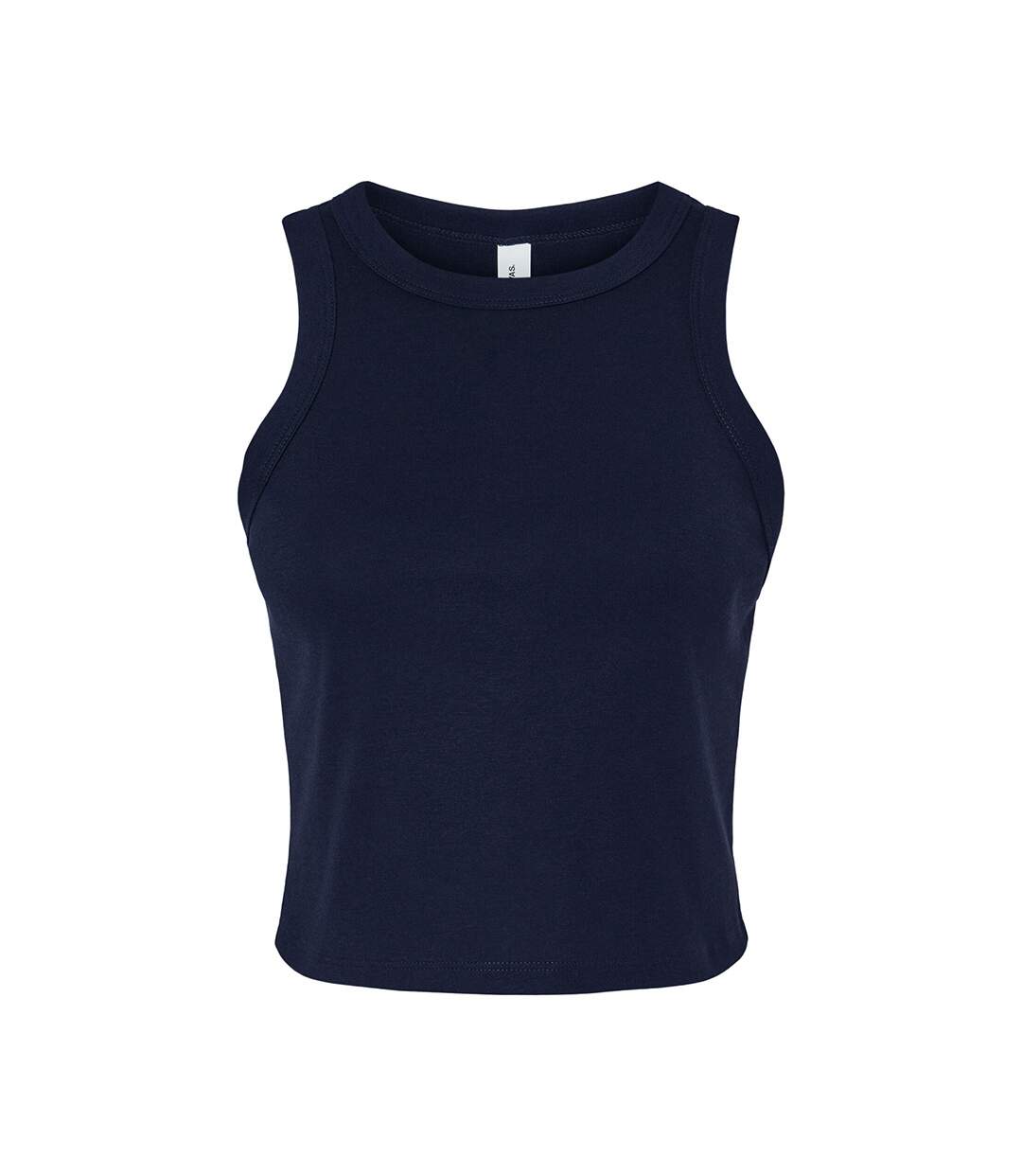 Womens/ladies Tank Top Solid Navy Bella + Canvas-1