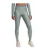Womens/ladies Heatgear Fitted Leggings Green Under Armour-1