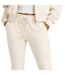 Womens/ladies Flared Open Hem Relaxed Fit Joggers Cream I Saw It First-4