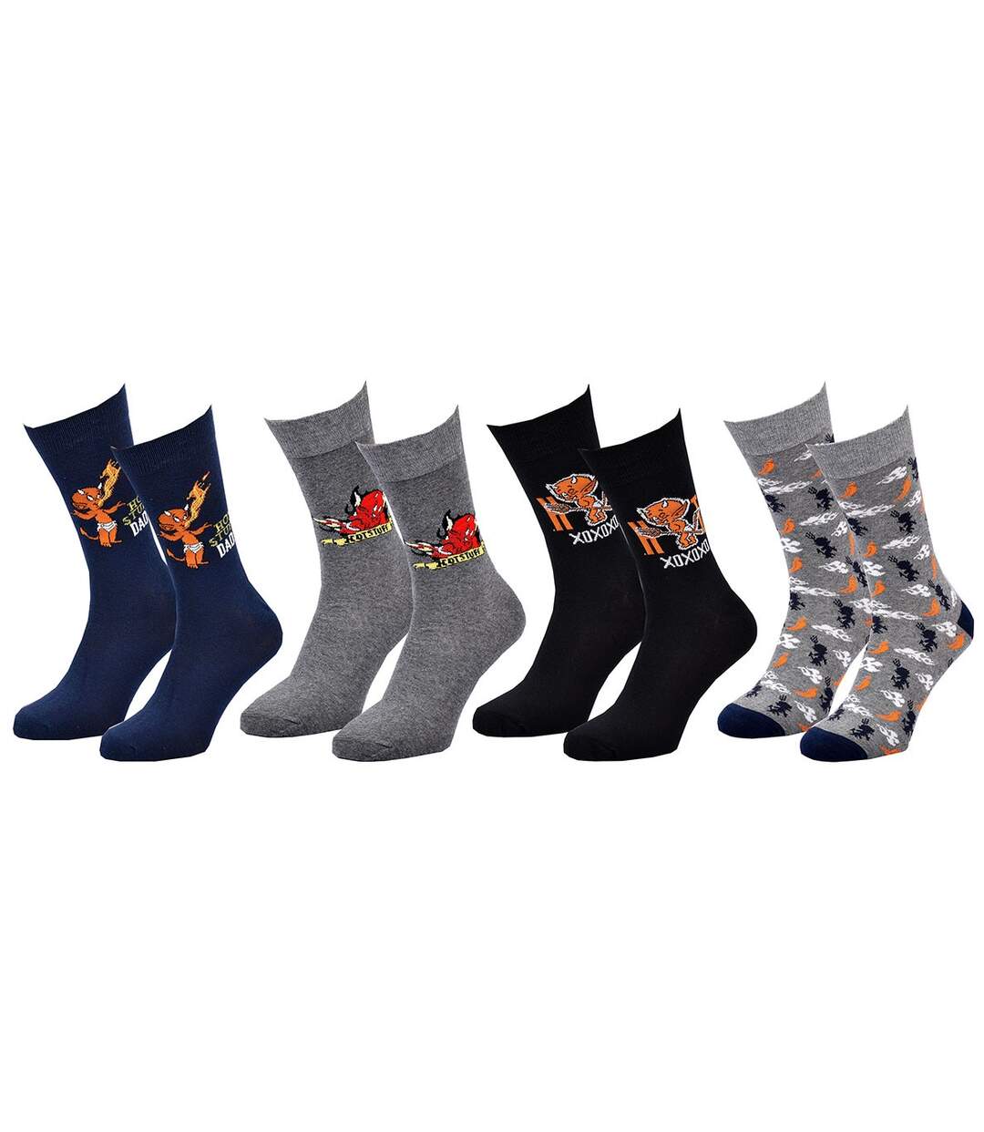 Chaussettes Pack HOMME HOT STUFF Pack de 4 Paires 1787