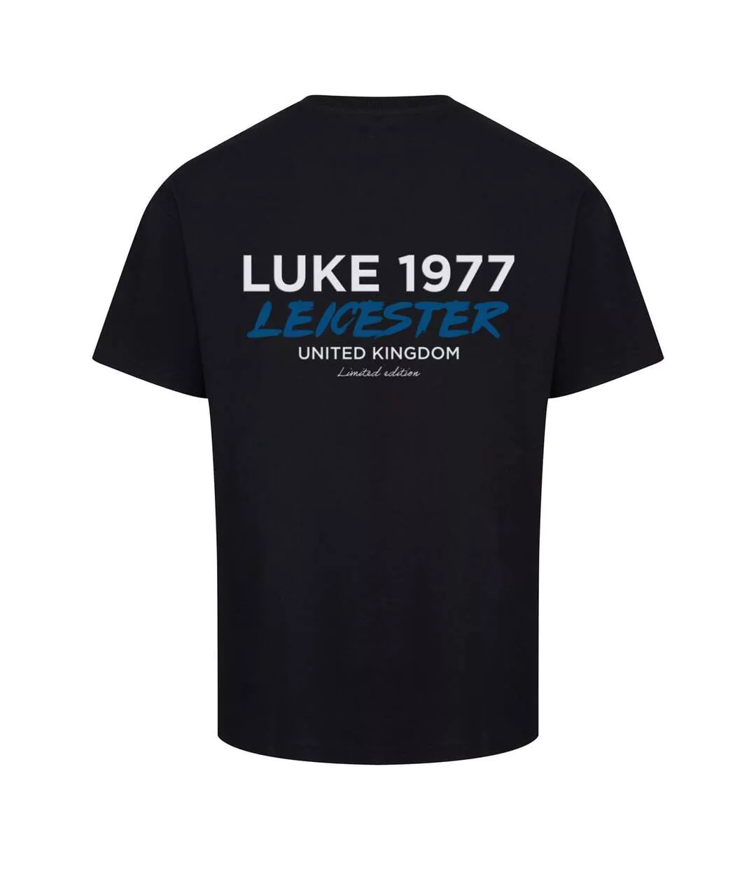 T-shirt Style Ville Leicester Homme Noir Luke 1977-2