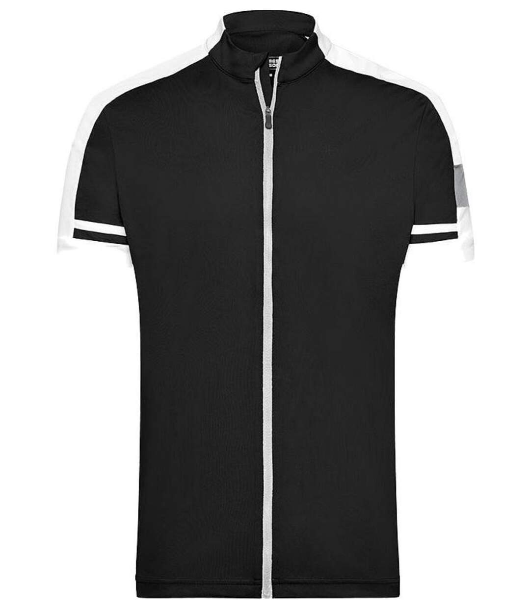 maillot cycliste zippé HOMME JN454 - noir